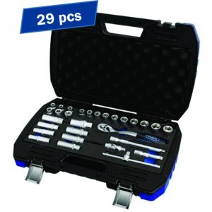 SET 29 CHEI TUBULARE 1-2 HYUNDAI HY-59653 Scule Hyundai Unelte Truse Profesionale