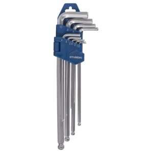 SET 9 CHEI IMBUS CU CAP SFERIC HYUNDAI HY-59524 Scule Hyundai Unelte Truse Profesionale